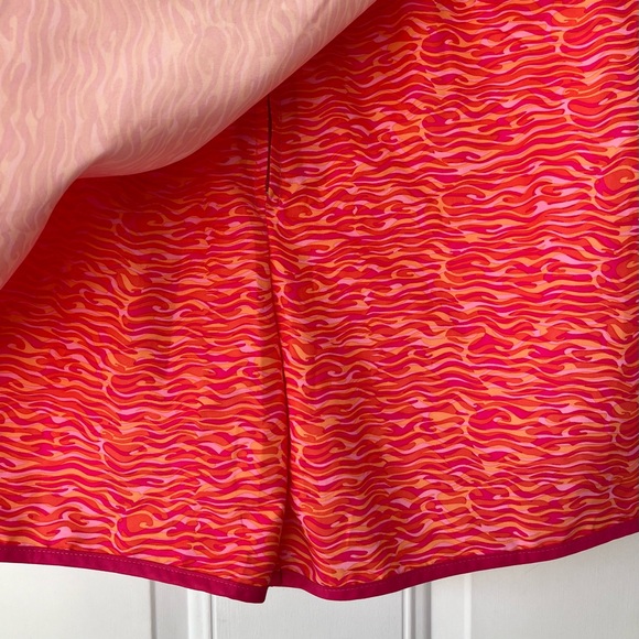 •Catalina• Pink/Orange Swim Skort/Coverup - Size Medium (8-10) - Picture 3 of 8